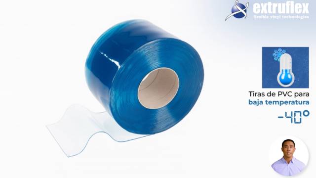 Las tiras de PVC Polar están diseñadas para entornos de congelación y almacenamiento refrigerado, permanecen flexibles hasta -25 °C y contribuyen al control térmico, la reducción de pérdidas de energía y la eficiencia operativa.