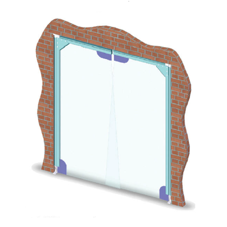 Swing doors kit - EXTRUFLEX