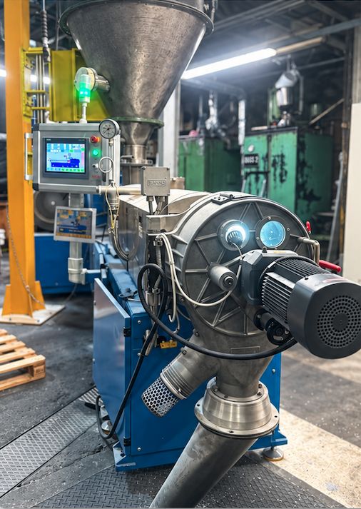 Recyclage de machines Extruflex