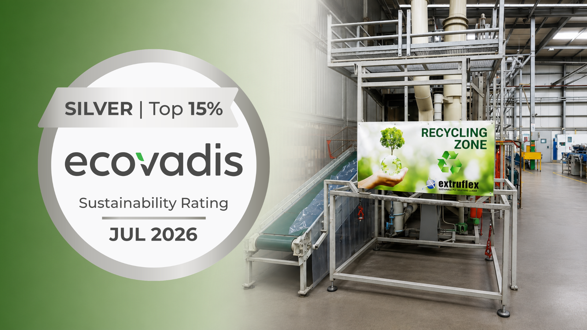 Extruflex France — EcoVadis sustainability rating scorecard