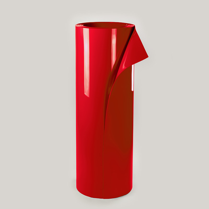 Red flexible PVC for swing doors, rapid doors, roll-up doors and automatic doors