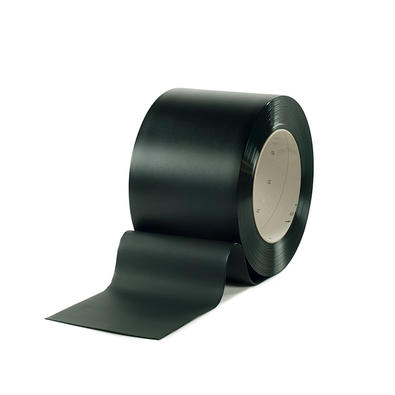 Matt green flexible PVC roll for welding strips and curtains