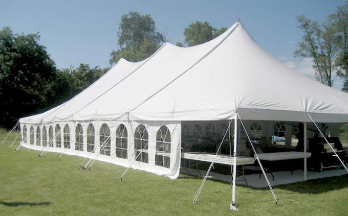 Tents and marquees with transparent PVC film - EXTRUFLEX