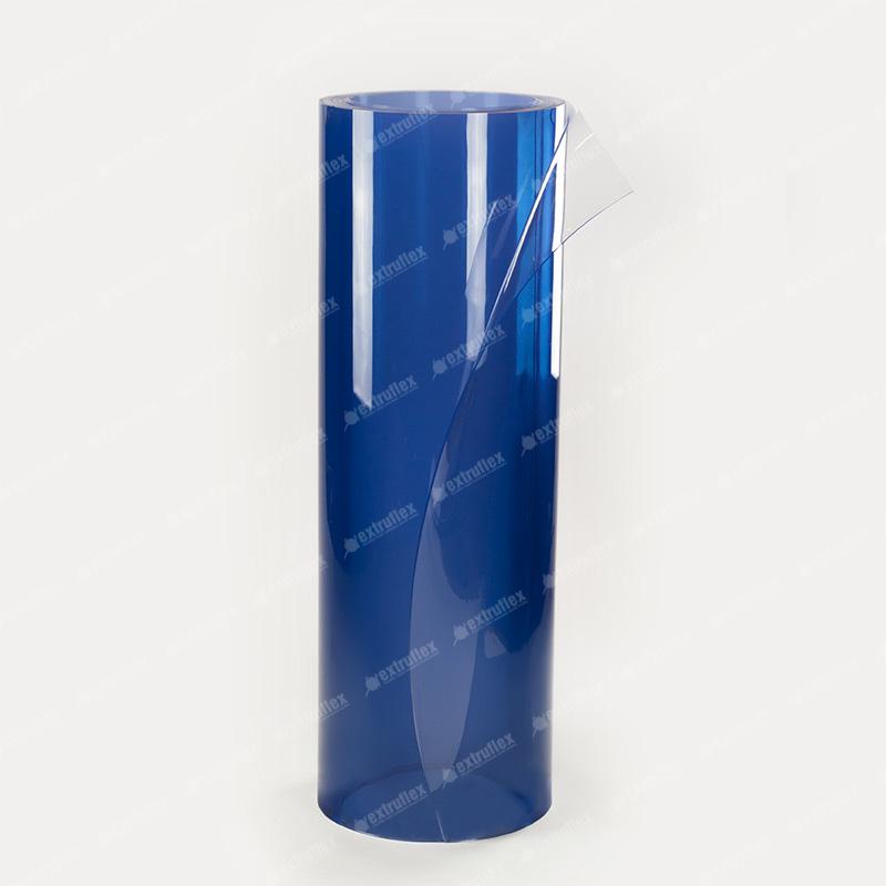 Clear Flexible PVC Door strip 300x3mmx3.25mtr plated 