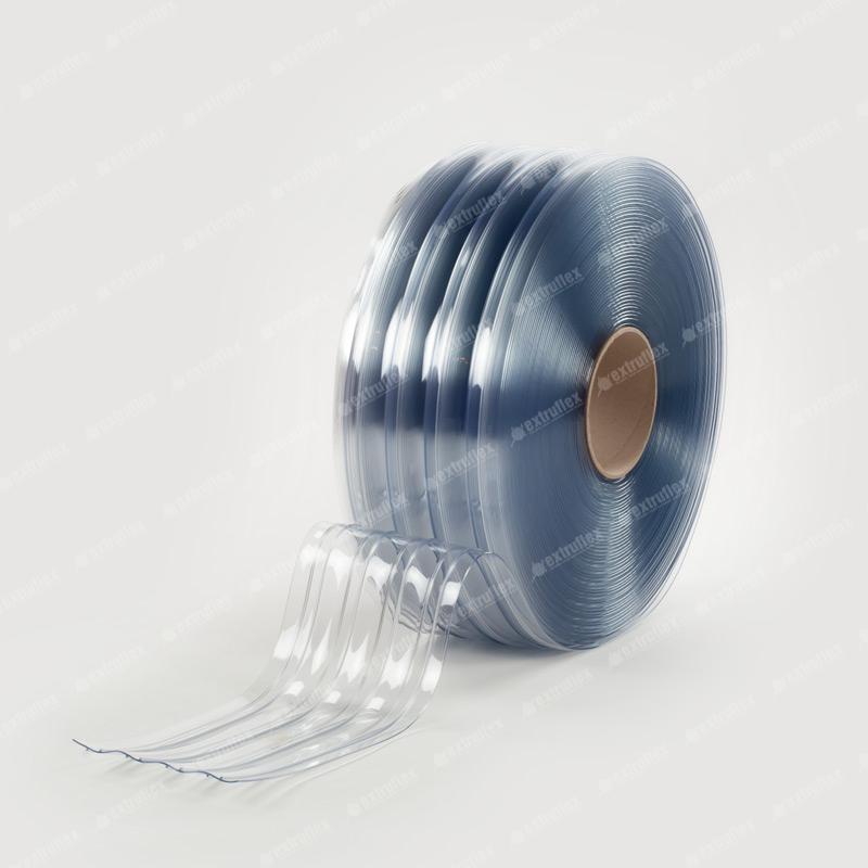 Lanière souple PVC bleu transparent 300 x 3 mm Alfaflex LA3003025