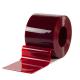 Red flexible PVC roll for welding strips and curtains